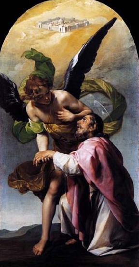 Cano, Alonso Saint John the Evangelist-s Vision of Jerusalem oil painting image